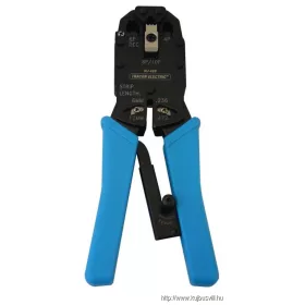   TRACON RJ468 Vágó- ,csupaszító- és présszerszám RJ.. csatlakozókhoz RJ11, RJ12, RJ45, RJ50