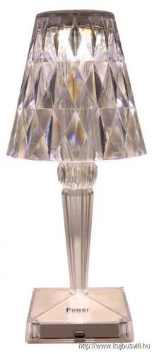 TRACON RLG Asztali akkumulátoros LED díszlámpa, ernyő 1W, 3000-6500K, 3,7V, 1200 mAh, Li-Ion, 70lm, 6h, IP20