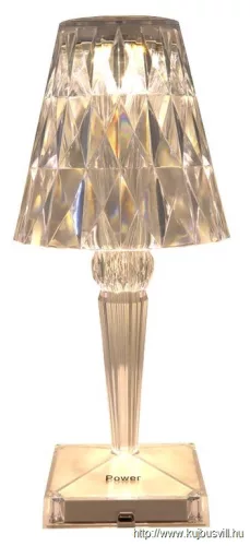 TRACON RLG Asztali akkumulátoros LED díszlámpa, ernyő 1W, 3000-6500K, 3,7V, 1200 mAh, Li-Ion, 70lm, 6h, IP20