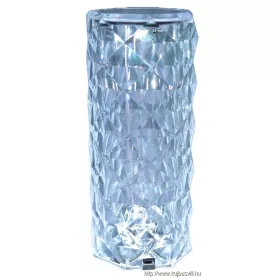   TRACON RLV Asztali akkumulátoros LED díszlámpa, henger 1W, RGB, 3,7V, 1500 mAh, Li-Ion,45lm ,6h, IP20