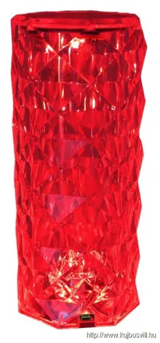 TRACON RLV Asztali akkumulátoros LED díszlámpa, henger 1W, RGB, 3,7V, 1500 mAh, Li-Ion,45lm ,6h, IP20