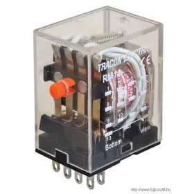   TRACON RM14-24AC Miniatűr relé 24V AC / 4×CO (3A, 230V AC / 28V DC)