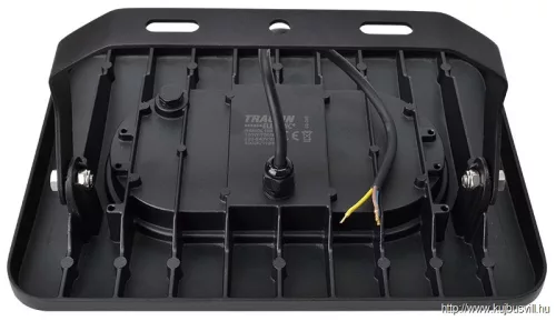 TRACON RSMDL100 SMD fényvető, fekete 220-240V AC, 100W, 4000K, IP65, 8000lm, EEI=G