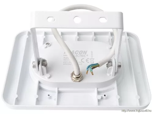 TRACON RSMDLF50 SMD fényvető, fehér 220-240V AC, 50W, 4000K, IP65, 4000lm, EEI=G