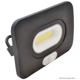   TRACON RSMDLM10 SMD fényvető mozgásérzékelővel, fekete 220-240V AC, 10W, 4000K, IP65, 800lm, 110°, 3-10m, EEI=G