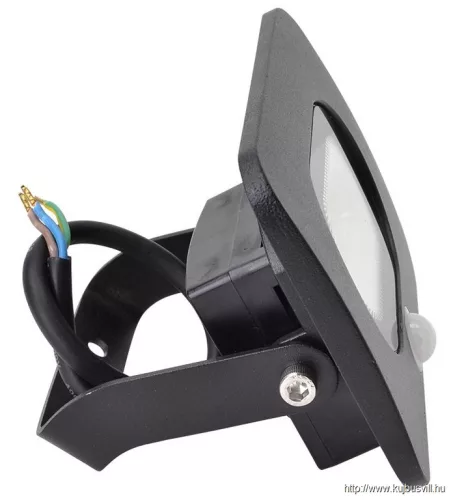 TRACON RSMDLM20 SMD fényvető mozgásérzékelővel, fekete 220-240V AC, 20W, 4000K, IP65,1600lm, 110°, 3-10m, EEI=G