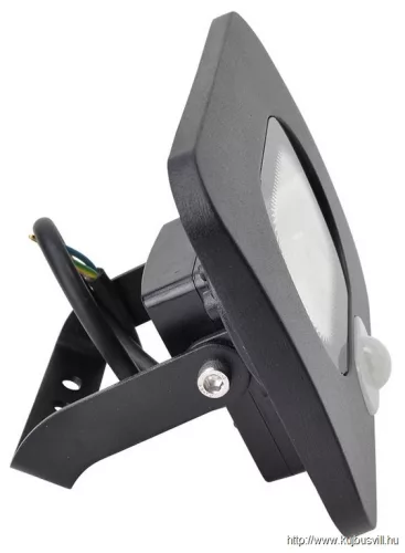 TRACON RSMDLM30 Fekete SMD fényvető mozgásérzékelővel 30W, 4000K, IP65, 220-240V AC, 2700lm, 110°, 3-10m, EEI=F