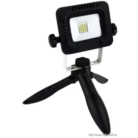  TRACON RSMDTRI10W Összecsukható állványos kézi LED fényvető 180-240 VAC, 10W, IP44, 4000K, 3,7V 4400mAh, 800lm,
