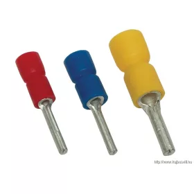   TRACON SCS Szigetelt csapos saru, ónozott elektrolitréz, sárga 6mm2, (l1=13mm, d1=3,5mm), PVC