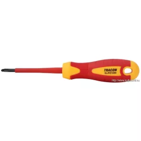   TRACON SD5080SLPZ1 Csavarhúzó, kombiprofil, 1000V-ra szigetelt, CrV SL/PZ1 5×80mm, AC 1000V