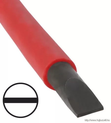 TRACON SD65150SL Csavarhúzó, egyenes, 1000V-raszigetelt, CrV SL 6.5×150mm, AC 1000V