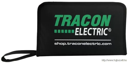 TRACON SDSETOF12 Csavarhúzó 12es szett, 1000V-ra szig., CrV, SLPHPZ, tartóban SL 2.5, 4, 5.5, 6.5, PH0-3, PZ0-3 , AC 1000V