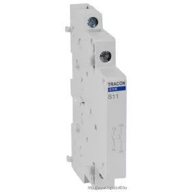   TRACON SHK-S11 Segédérintkező SHK kontaktorhoz 0,5 Mod, 1NO+1NC, AC12 (230V) 5A
