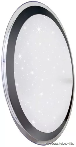 TRACON SKY24NW Díszperemes csillagos LED mennyezeti lámpa 230 VAC, 50 Hz, 24 W, 1600 lm, 4000 K, IP20, D=430mm, EEI=G