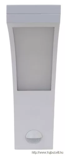 TRACON SLI15W Mozgásérzékelős fali lámpatest, ívelt forma 230VAC, 15W, 140°, 2-9m, 10s-5m, 4500K , IP54, 1100lm, EEI=G