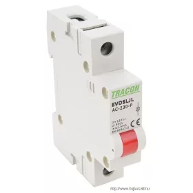   TRACON SLJL-AC230-P Sorolható ledes jelzőlámpa, vörös 230V AC