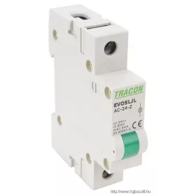   TRACON SLJL-AC24-Z Sorolható ledes jelzőlámpa, zöld 24V AC