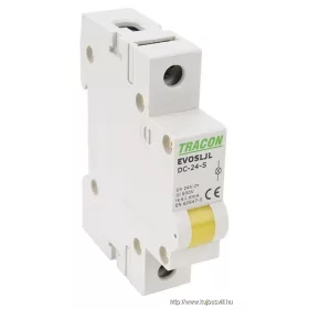   TRACON SLJL-DC24-S Sorolható ledes jelzőlámpa, sárga 24V DC