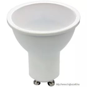   TRACON SMDDGU107CW Fényerő-szabályozható SMD LEDspot fényforrás 230 VAC, 50 Hz, GU10, 7 W, 450 lm, 6500 K, 120°, EEI=G
