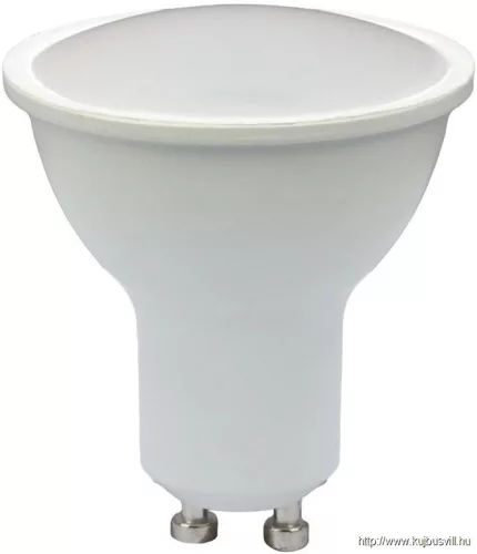TRACON SMDDGU107W Fényerő-szabályozható SMD LEDspot fényforrás 230 VAC, 50 Hz, GU10, 7 W, 450 lm, 2700 K, 120°, EEI=G