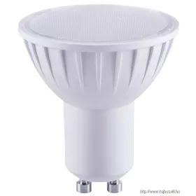   TRACON SMDGU107CW Műanyag házas SMD LED spot fényforrás 230 V, 50 Hz, GU10, 7 W, 450 lm, 6500 K, 120°, EEI=G
