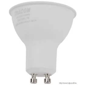   TRACON SMDSGU107NW Műanyag házas SMD LED spot fényforrás SAMSUNG chippel 230V,50Hz,GU10,7W,630lm,4000K,120°,SAMSUNG chip, EEI=F