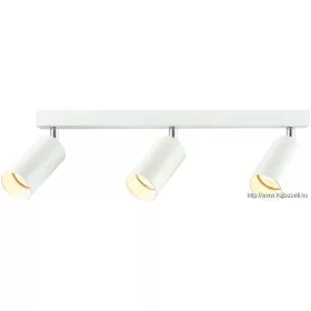   TRACON SPGU10MA3W Mennyezeti állítható spot lámpatest, fehér 100-240VAC, 50Hz, 3xGU10, max.3x35W