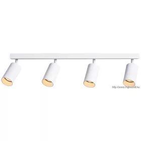   TRACON SPGU10MA4W Mennyezeti állítható spot lámpatest, fehér 100-240VAC, 50Hz, 4xGU10, max.4x35W