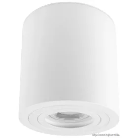   TRACON SPGU10MIPW Mennyezeti védett spot lámpatest, hengeres, fehér 100-240VAC, 50Hz, 1xGU10, max.35W, IP44