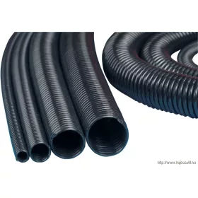   TRACON SPI6 Vezetékösszefogó spirál, fekete dmax=6mm, PP, 1m