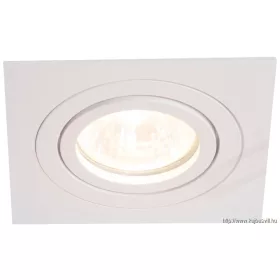   TRACON SPND1W Süllyesztett spot lámpatest, négyzetes, dönthető, fehér 93x93x24mm