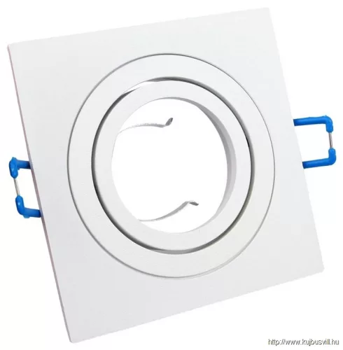 TRACON SPND1W Süllyesztett spot lámpatest, négyzetes, dönthető, fehér 93x93x24mm