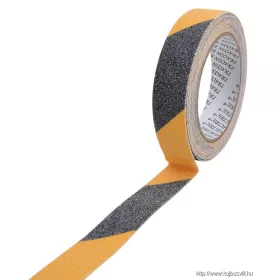   TRACON SRTYB25 Csúszást csökkentő jelölőszalag, sárga-fekete 5m × 25mm