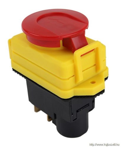 TRACON SSTM-01 Relés biztonsági kapcsoló, gombafejű reteszeléssel 4PIN, 230VAC, 12A/AC3, IP54, 6,3×0,8