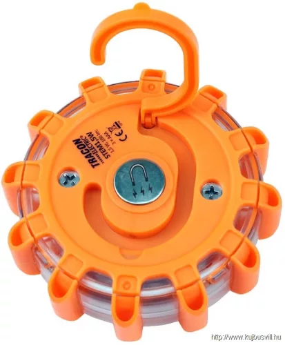 TRACON STEM1,5W Autós vészjelző lámpa, elemes 1,5 W, 6000K,3×AAA 100 lm, IP65