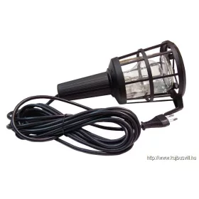   TRACON STL-04 Szerelőlámpa műanyag kerettel, üveg burával, II. év.o. 230V, 50Hz, max.60W,5m,2×0,75mm2,H05RN  KIFUTÓ