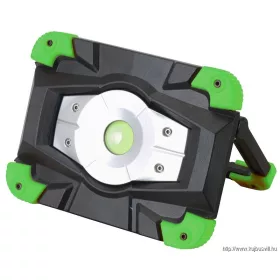   TRACON STLFL10W Akkumulátoros LED szerelő reflektor külső akkumulátor funkci 10 W, 6500 K, 3,7 V, 4400 mAh, Li-Ion, 1000 lm, 3 h, IP54
