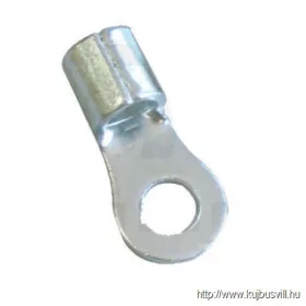   TRACON SZ1.5-4 Szigeteletlen szemes saru, ónozott elektrolitréz 1,5mm2, M4, (d1=2,3mm, d2=4,3mm)