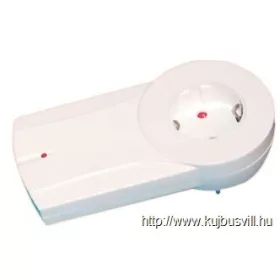   TRACON TAVCSA-2F Távkapcsolós csatlakozóaljzat, 5 csatornás, csapos kivitelű 250VAC/3500W