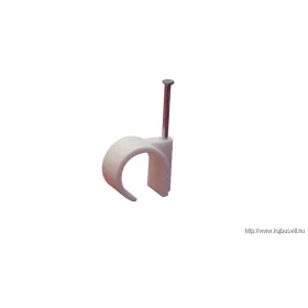   TRACON TCKRB-2025 Koax kábel rögzítő bilincs, fehér d=20-25mm, PE