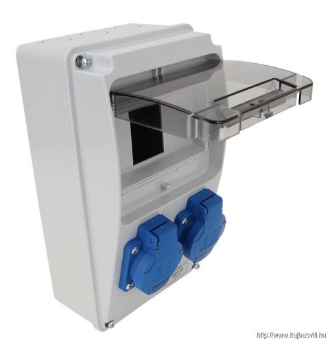 TRACON TDB02-6M Csatlakozó doboz, védelem nélkül Out:2×SCHUKO