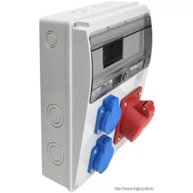   TRACON TDB10-11M Csatlakozó doboz, védelem nélkül Out:2×SCHUKO+1×32A(3P+N+E)