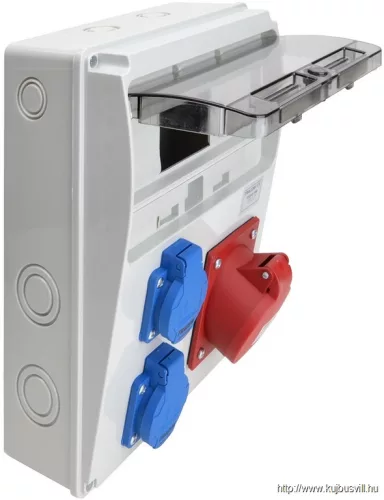 TRACON TDB10-11M Csatlakozó doboz, védelem nélkül Out:2×SCHUKO+1×32A(3P+N+E)