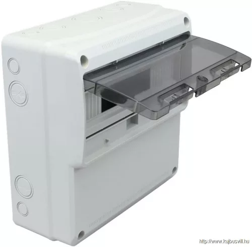 TRACON TDB333315 Üres ipari csatlakozódoboz szerelősínnel, ABS 16mod, H×W×D=330×330×155mm, IP65