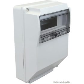   TRACON TDB362613 Üres ipari csatlakozódoboz szerelősínnel, ABS 12mod, H×W×D=400×260×130mm, IP65