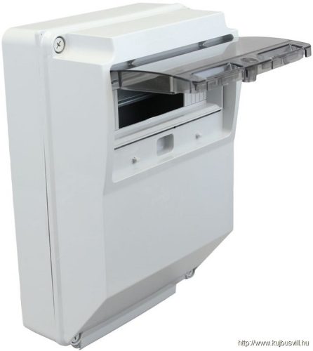 TRACON TDB362613 Üres ipari csatlakozódoboz szerelősínnel, ABS 12mod, H×W×D=400×260×130mm, IP65