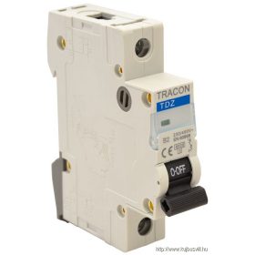   TRACON TDZ-1D-20 Kismegszakító, 1 pólus, D karakterisztika 20A, 6kA