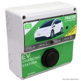   TRACON TECS301 E-AUTÓ TÖLTŐÁLLOMÁS 22kW 3×32A/400V 22kW TYPE2