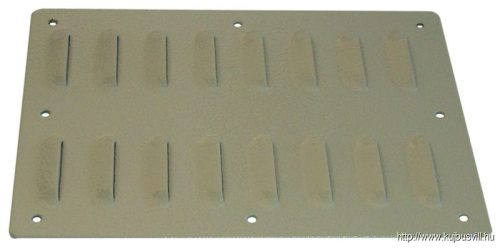 TFE-SZ2 Szellőzőrács fém elosztószekrényhez L×W=140x140mm, IP43