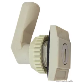   TRACON TFE-ZM2 Biztonsági zár TFE.. és TFE..M fali fém elosztószekrényhez D=22.5mm (20mm), RAL7032